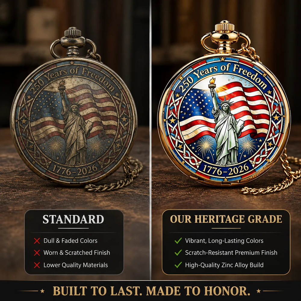⏳ ONLY 72 HOURS LEFT: USA 250TH POCKET WATCH ⏳