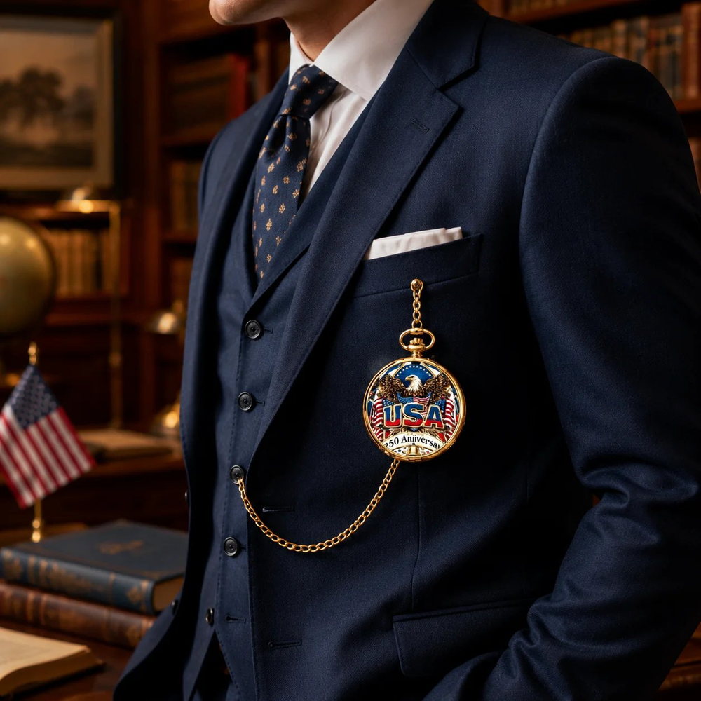 ⏳ ONLY 72 HOURS LEFT: USA 250TH POCKET WATCH ⏳